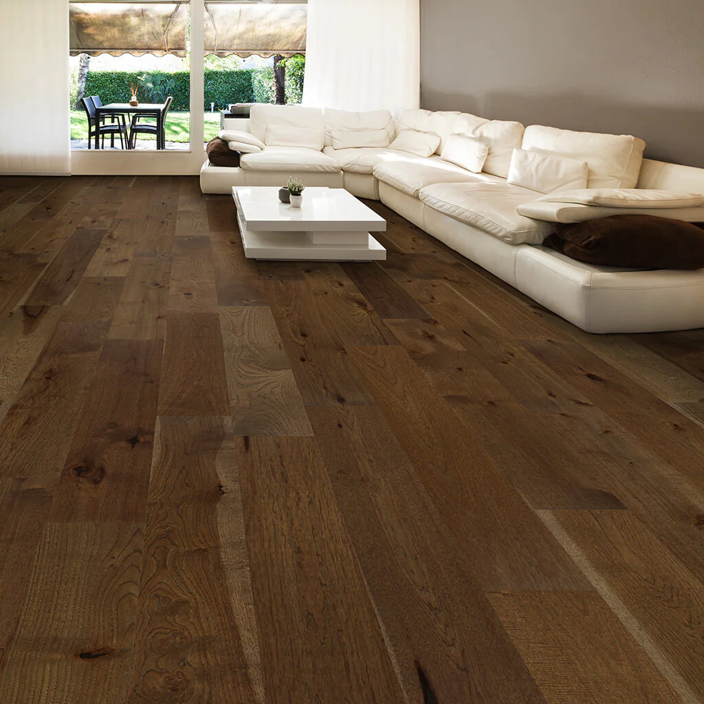 1/2 In. Wheeler Creek Hickory Prefinished Engineered Hardwood Flooring 7.4 in. Wide - Image 2