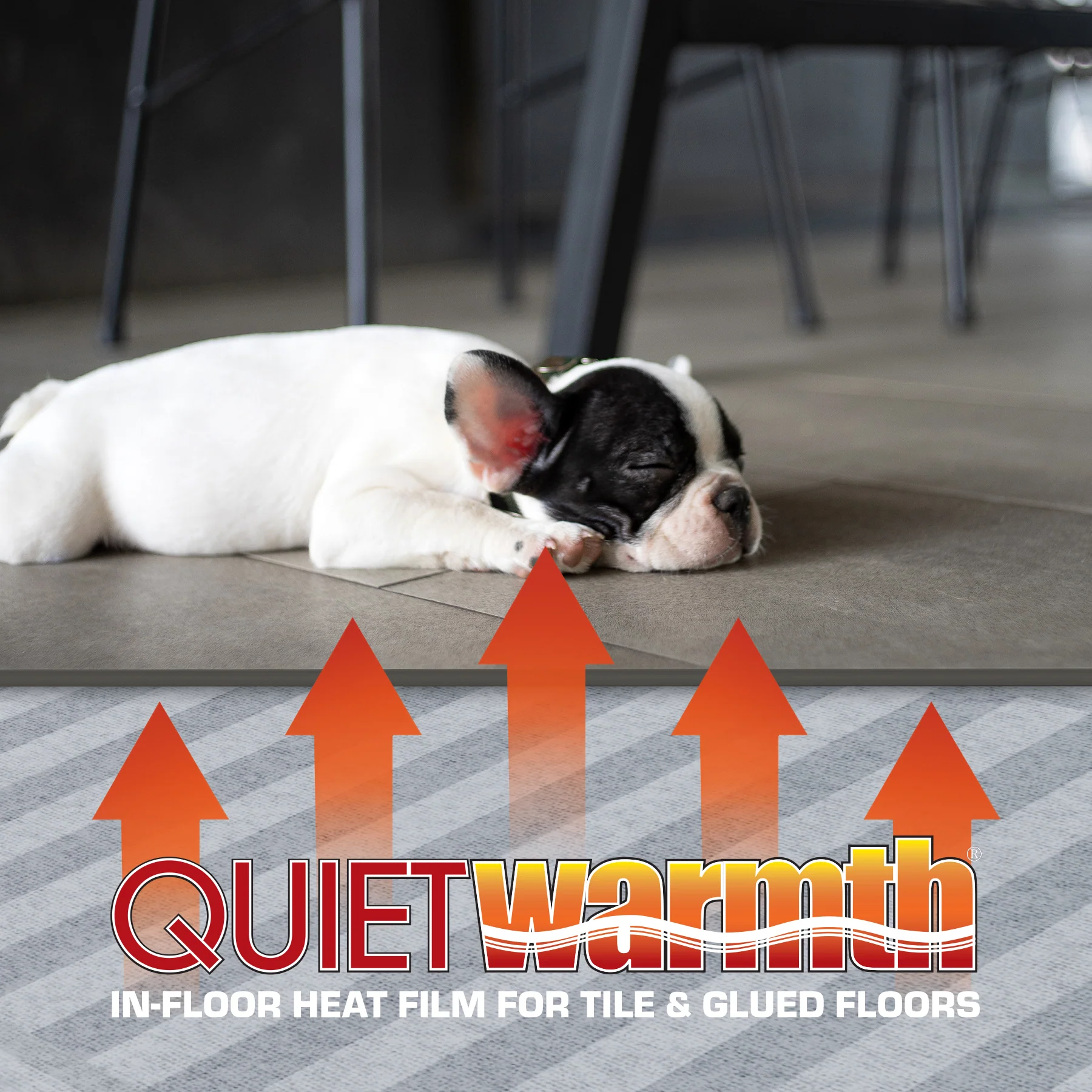1.5 ft. W x 10 ft. L 120V Radiant Floor Heating System for Tile Flooring Peel and Stick Panel - Image 5