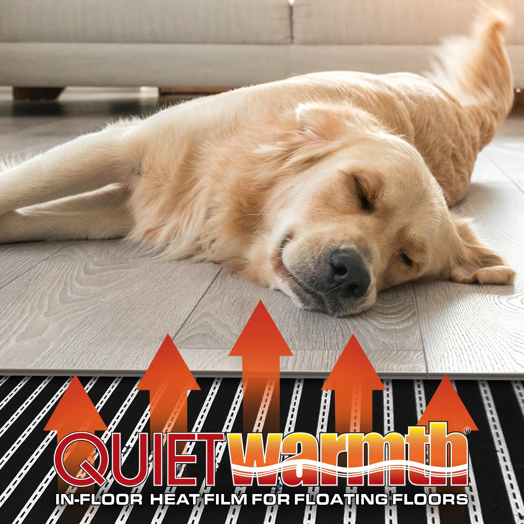 1.5 ft. W x 10 ft. L 240V Radiant Floor Heating Systems for Laminate, Vinyl, and Floating Floors - Image 2