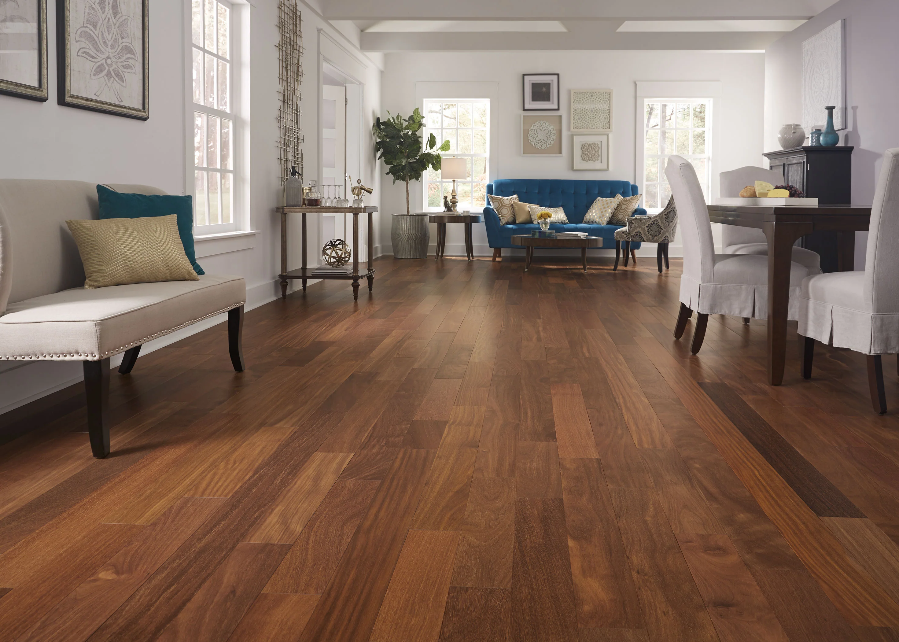 3/4 in. Matte Brazilian Chestnut Solid Hardwood Flooring - Sample - Image 2