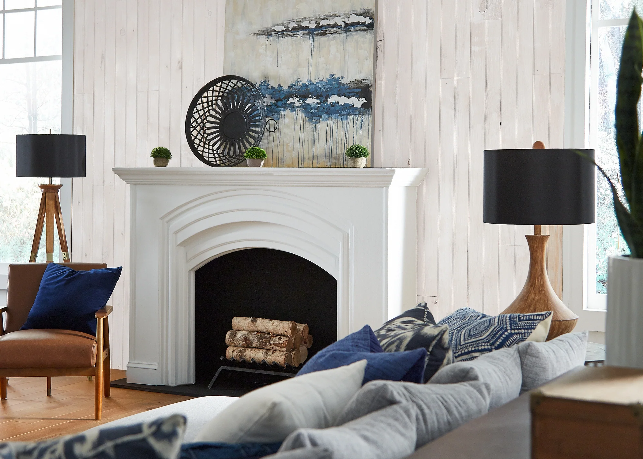 3/4 in. New England Edge/Center Bead White Pine Unfinished Solid Paneling 6.88 in. Wide - Image 2