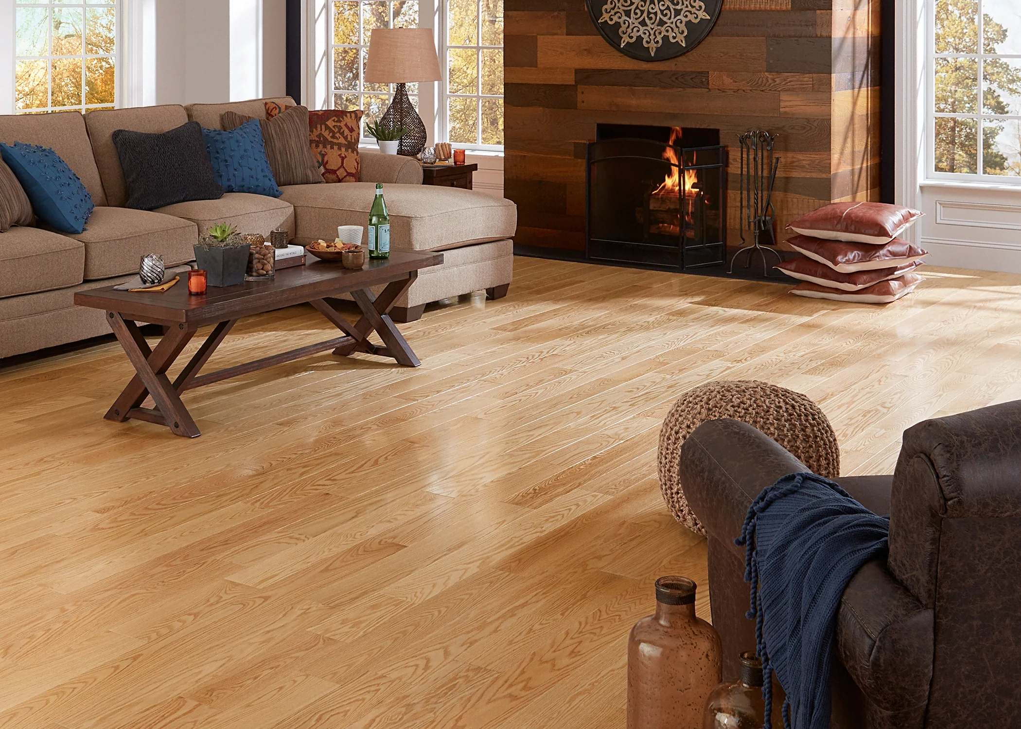 3/4 in. Red Oak Select Solid Hardwood - Sample - Image 2