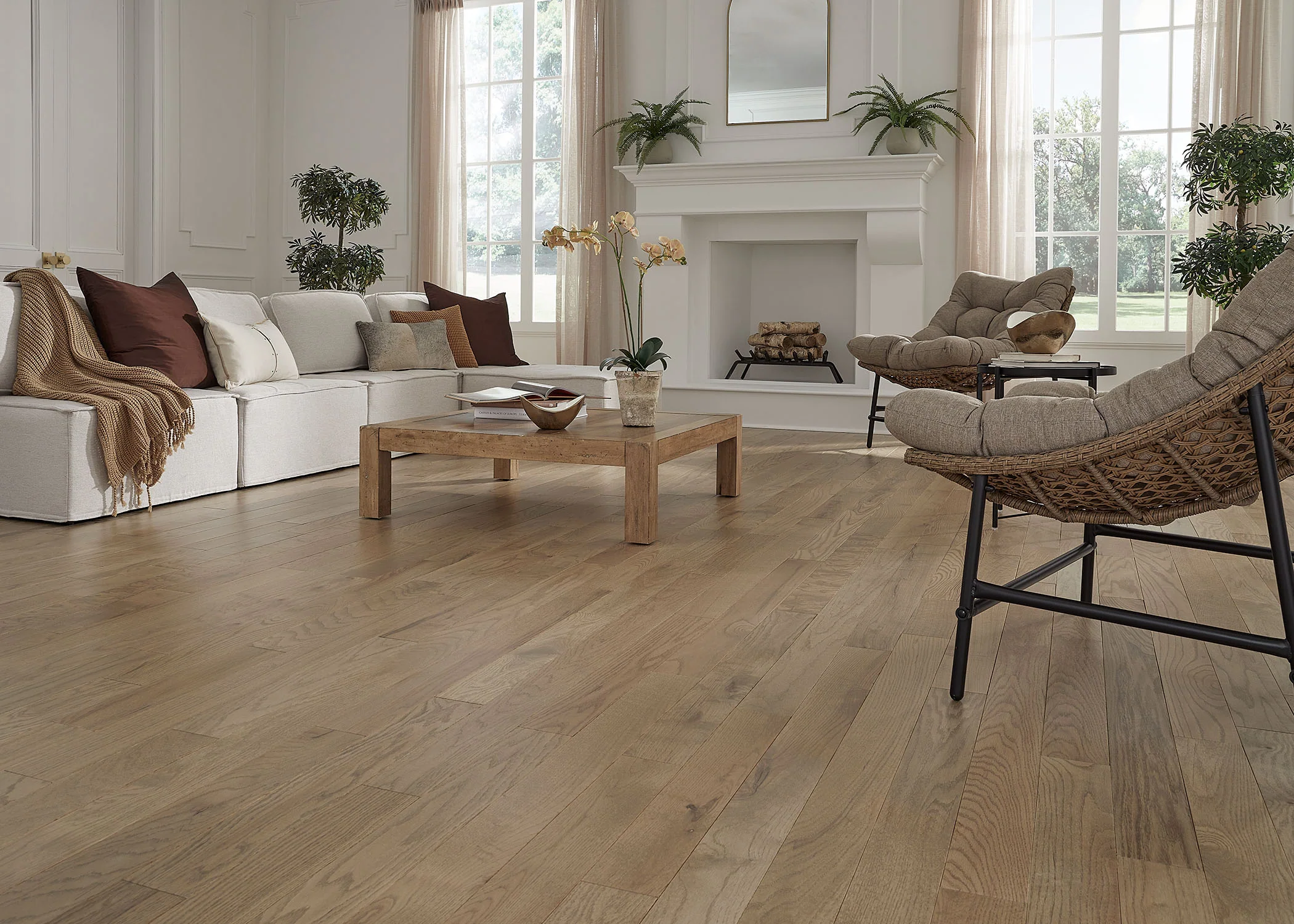 3/4 in. Winter Seaport Oak Solid Hardwood Flooring – Sample - Image 2