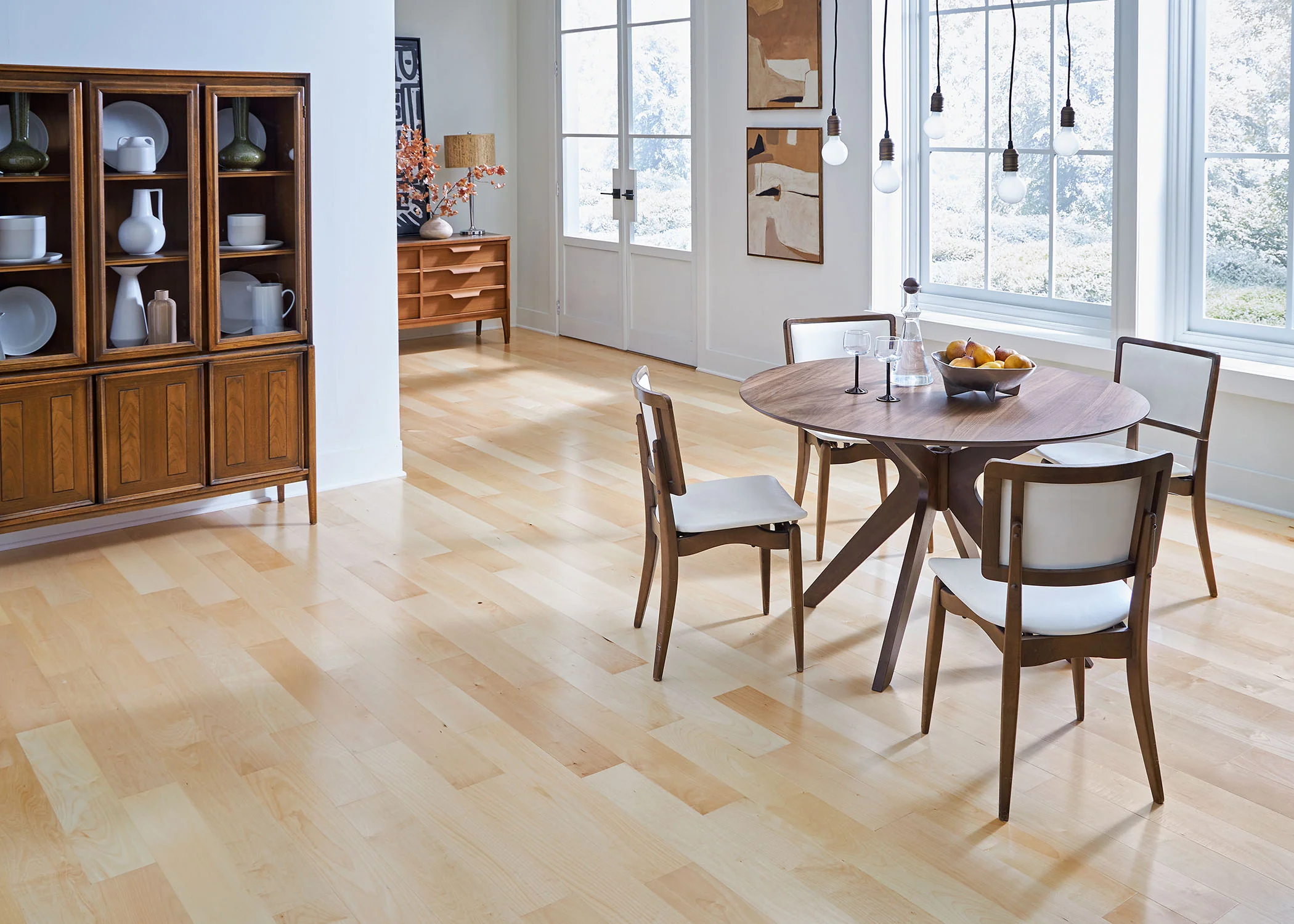 3/8 in. Natural Maple Quick Click Engineered Hardwood - Sample - Image 2