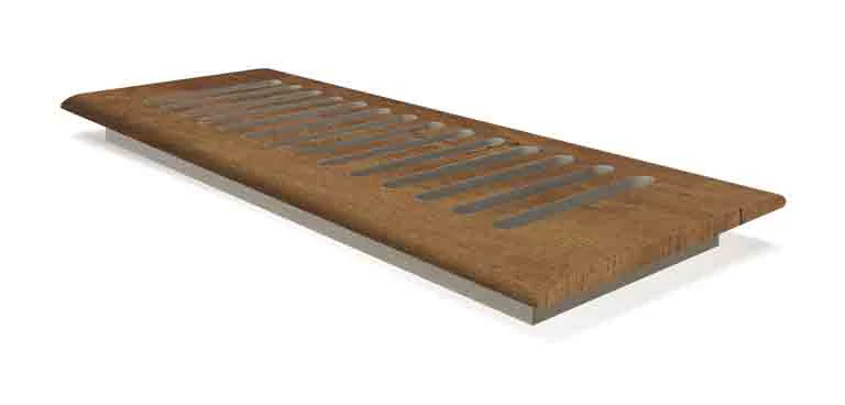 4 x 12 Gold Coast Oak Drop In Grill