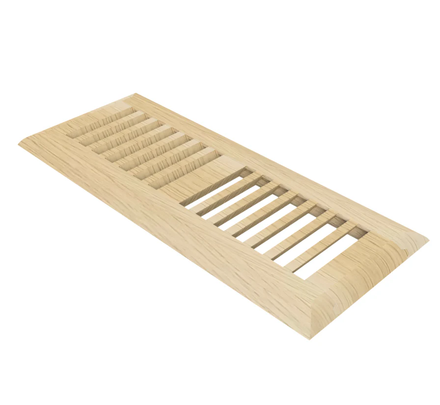 4" x 12" Unfinished White Oak Drop In Grill