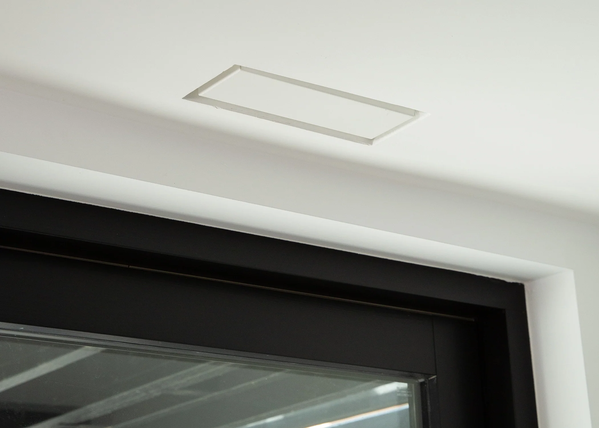 4"x10" Bead ABS Resin White Wall/Ceiling Register