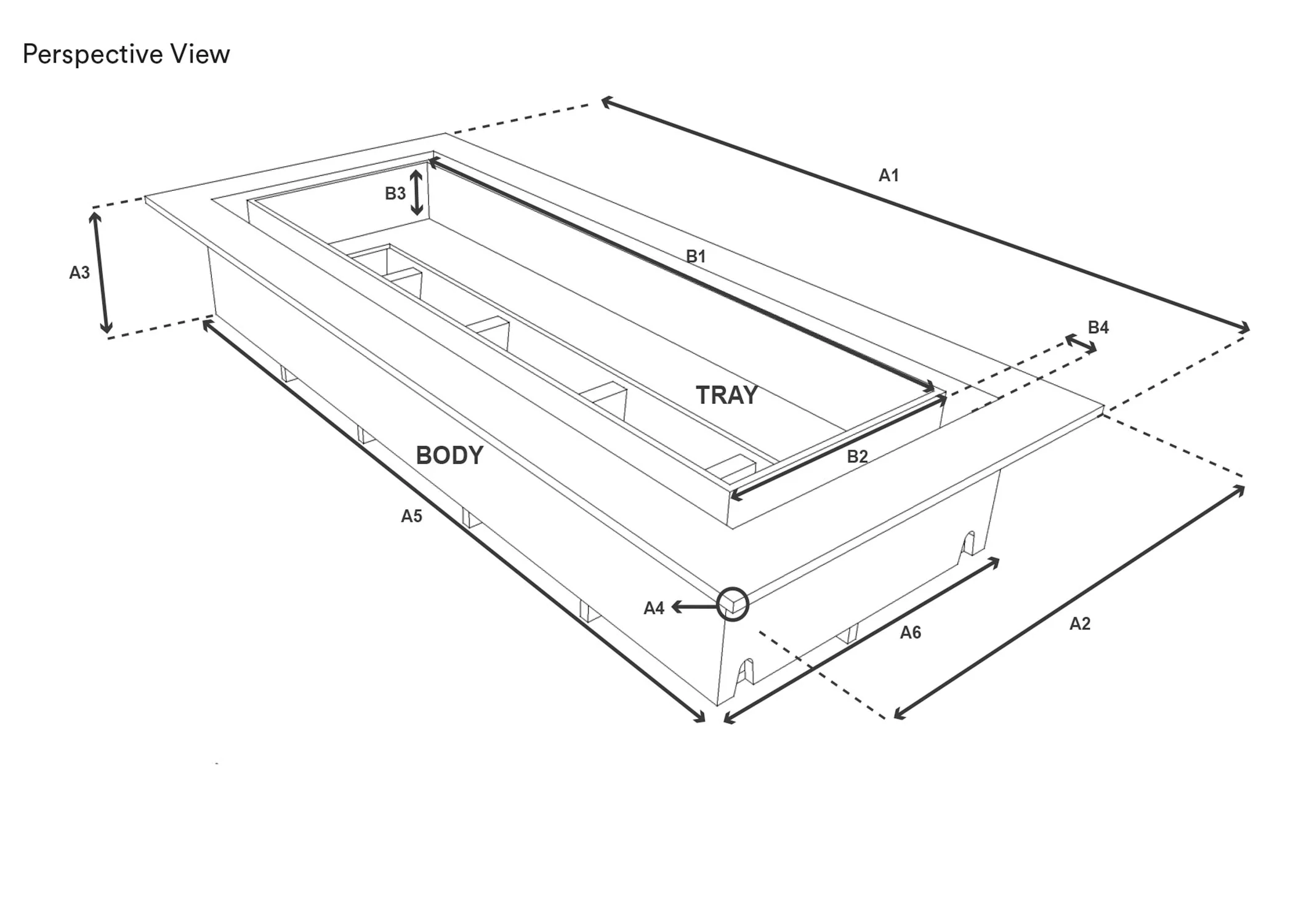 4"x10" Framed ABS Resin Matte Black Floor Register - Image 3
