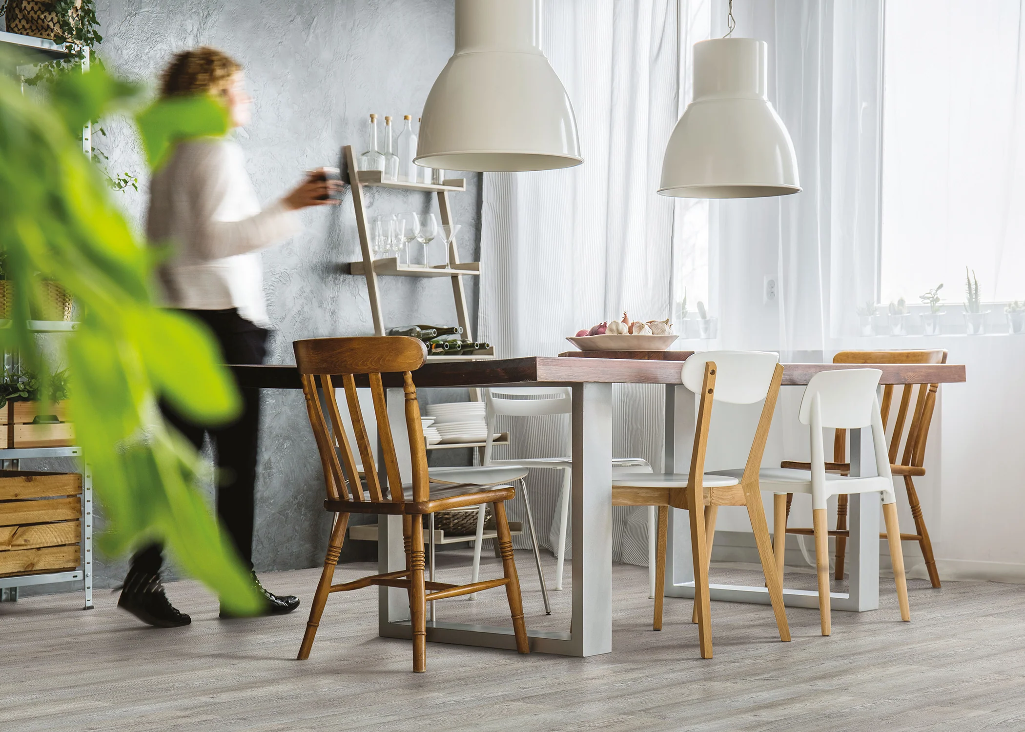 6mm Arcadian Arctic Pine Water Resistant Cork Flooring 7.67 in. Wide x 48.22 in. Long - As-Is - Stack Out - 917.49 Sq. Ft. - Image 2