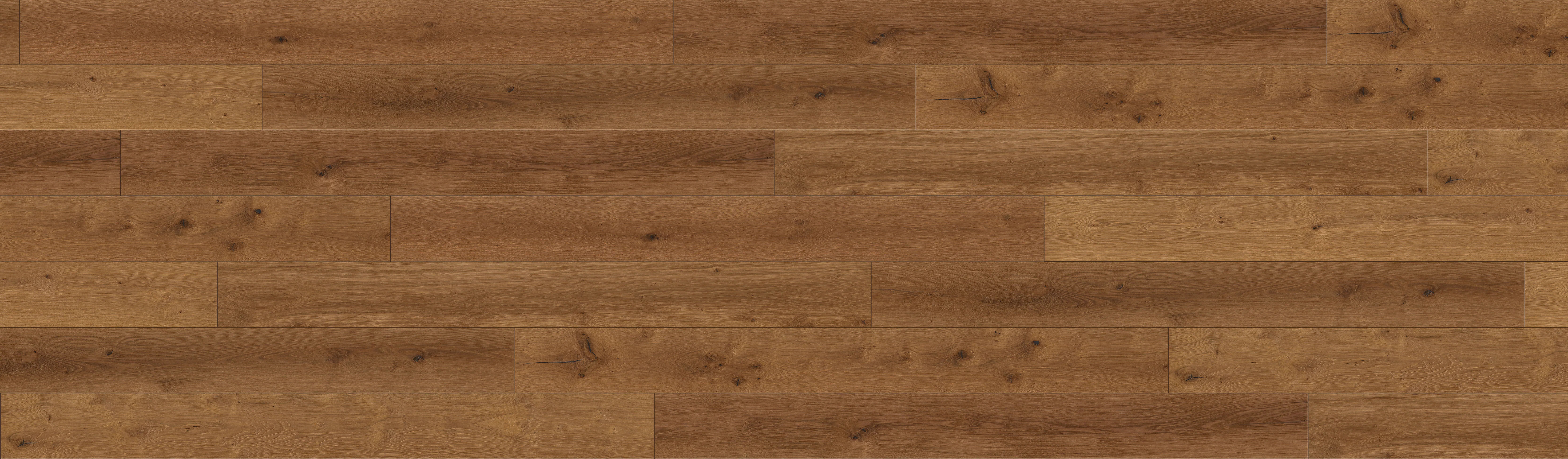 8mm w/pad Hazelton Oak Water-Resistant Hybrid Resilient Flooring - Sample - Image 3