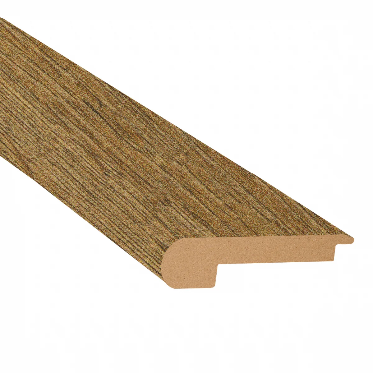 Antique Farmhouse Hickory Laminate 3/4 in. Thick x 2.35 in. Wide x 7.5 ft. Length Stair Nose