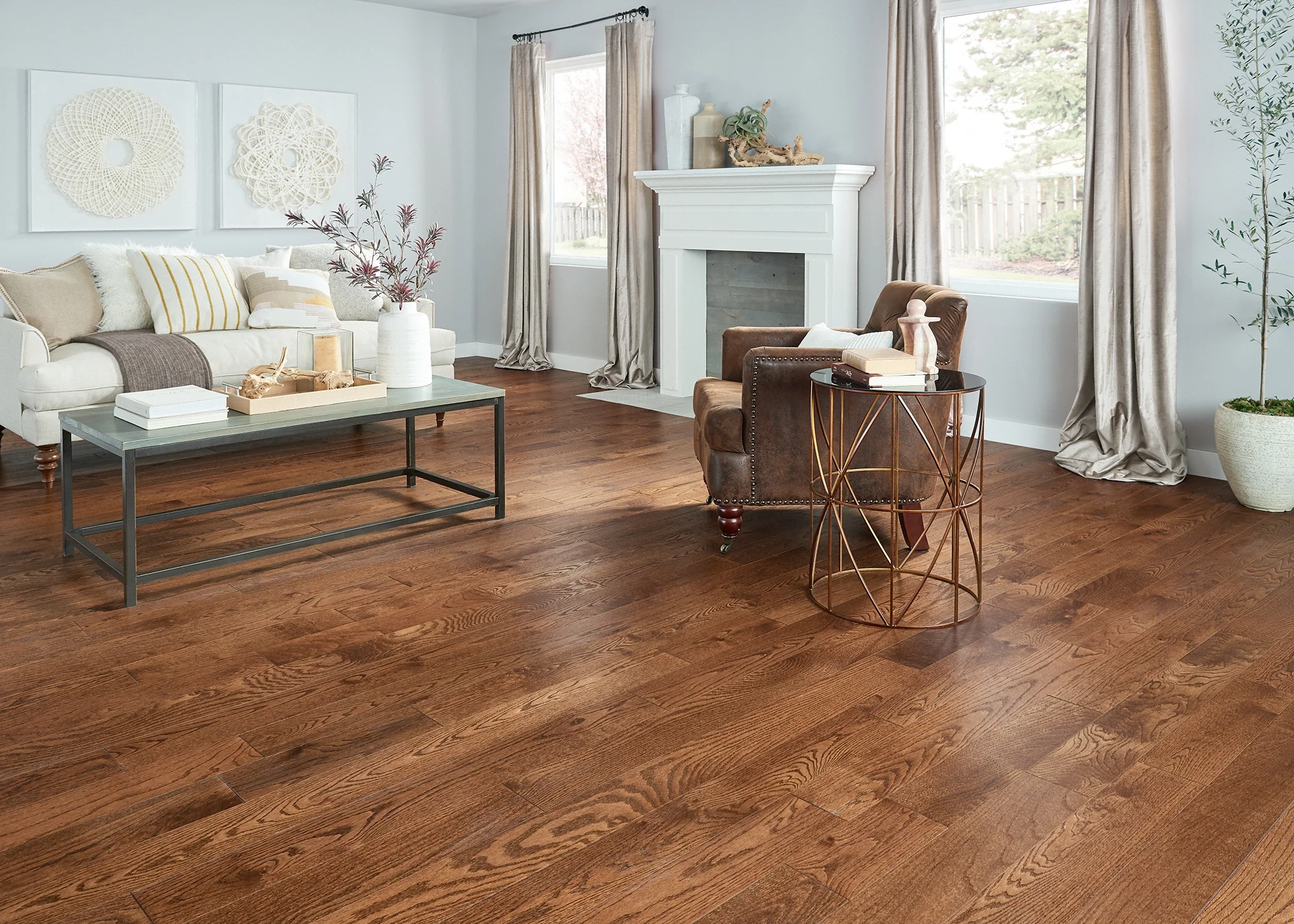 3/4 in. Kensington Oak Distressed Solid Hardwood Flooring 5 in. Wide - Image 2