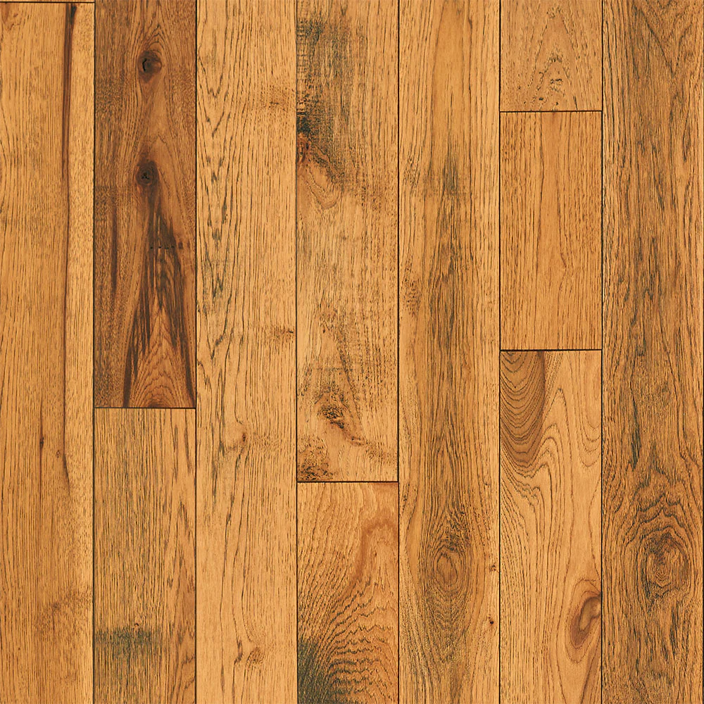 3/4 in. Pepperell Hickory Prefinished Solid Hardwood Flooring 5 in. Wide