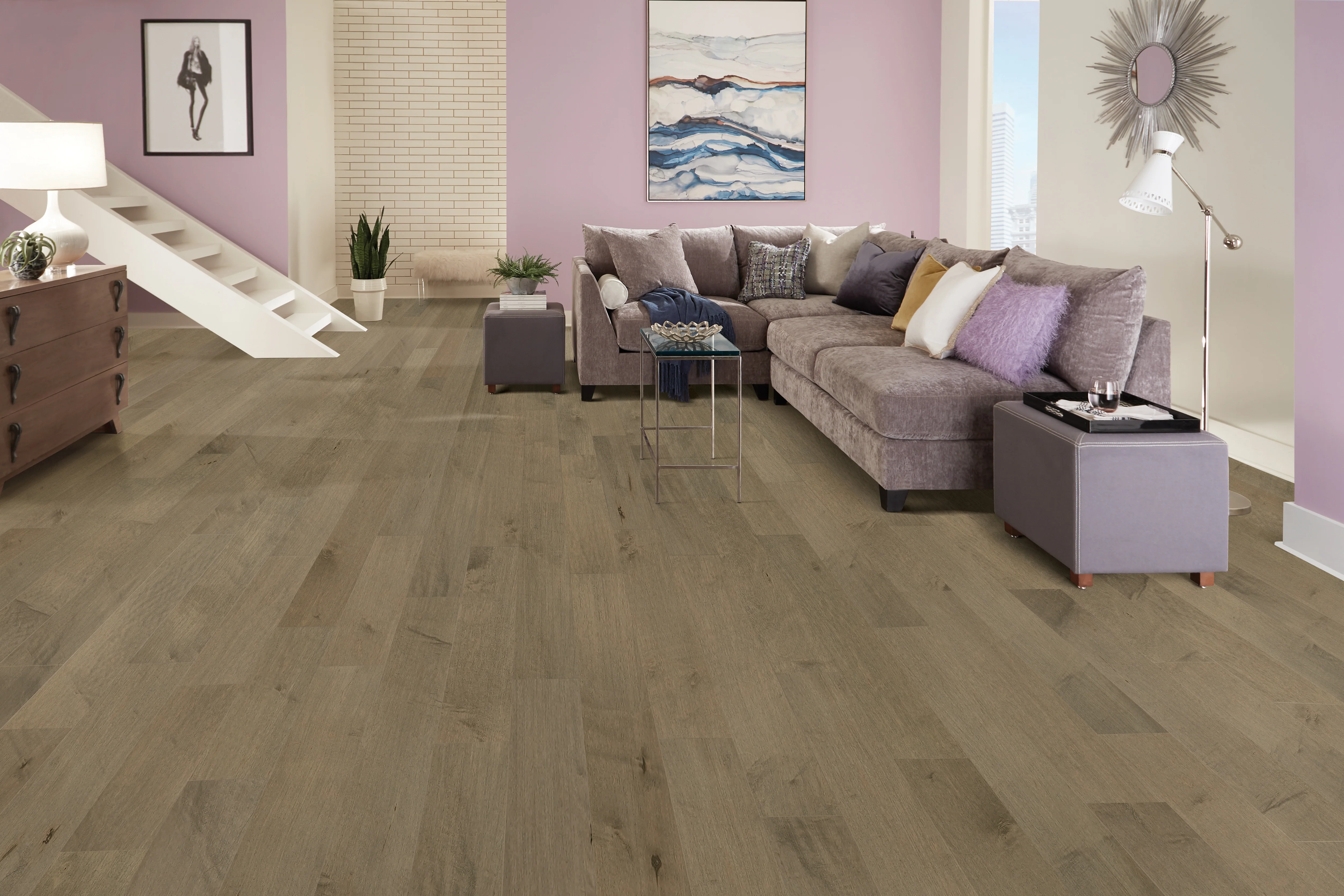 1/2 in. Riviera Maple Prefinished Engineered Hardwood Flooring 7.5 in. Wide - Image 2