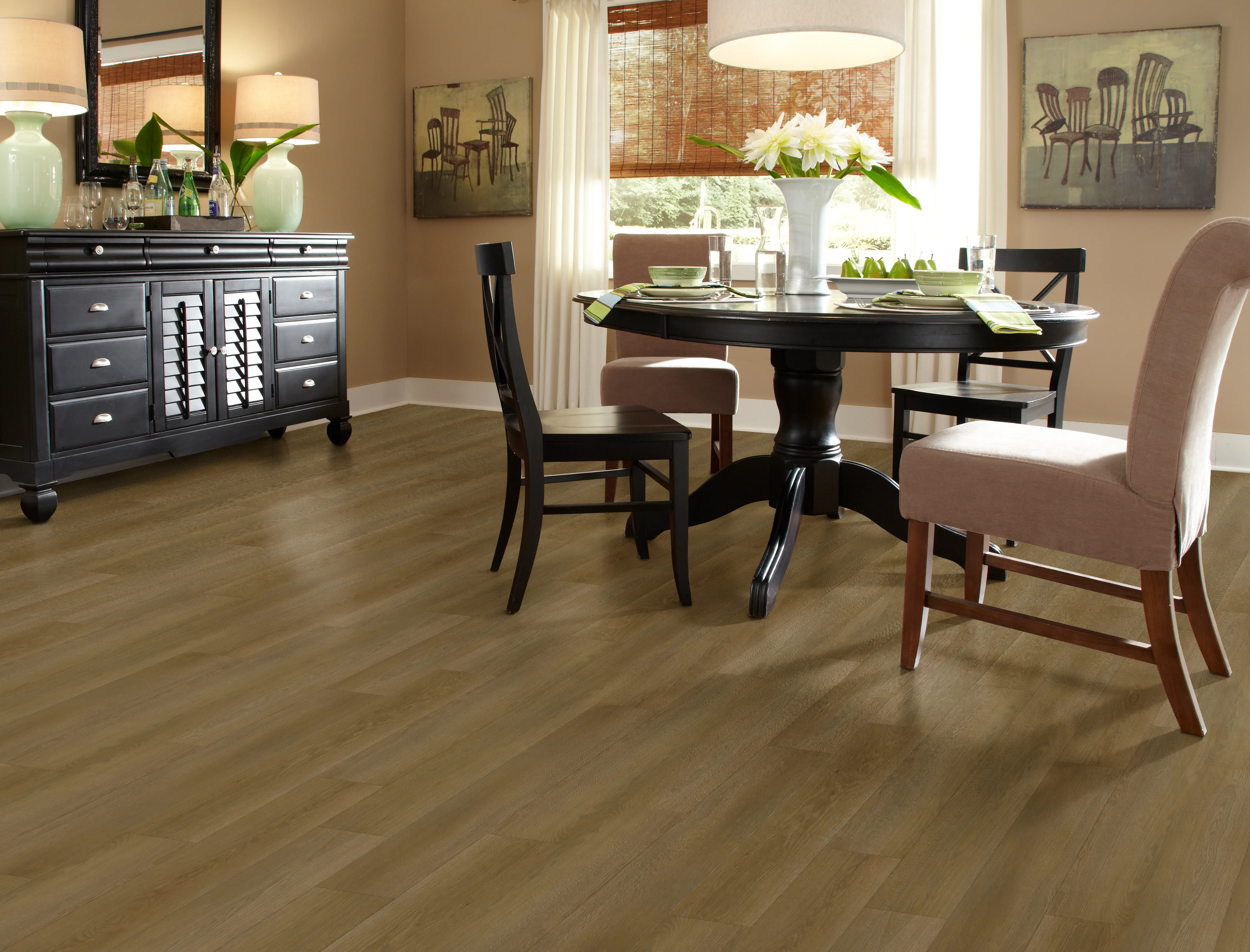 5mm w/pad Woodhill Oak Waterproof Rigid Vinyl Plank Flooring 7.1 in. Wide x 48 in. Long - Image 2