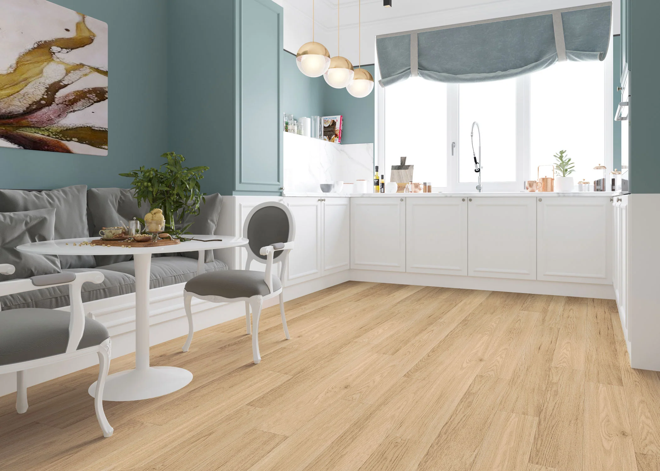 6mm w/pad Sutton Hill Ash Waterproof Rigid Vinyl Plank Flooring 7.09 in. Wide x 60 in. Long - Image 2