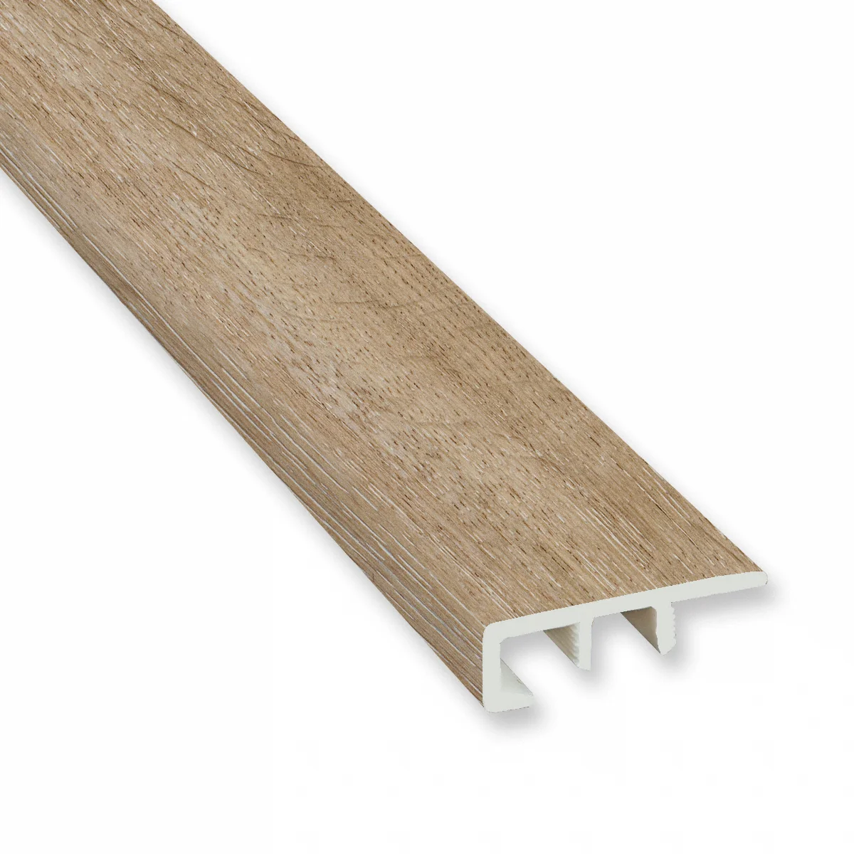 Country Bluff Oak Vinyl Waterproof 1.5 in wide x 7.5 ft Length End Cap