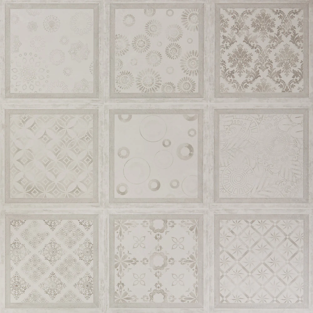 Water-Resistant Quilted Gray Tile 8mm - Stack Out - 727.03 Sq. Ft.
