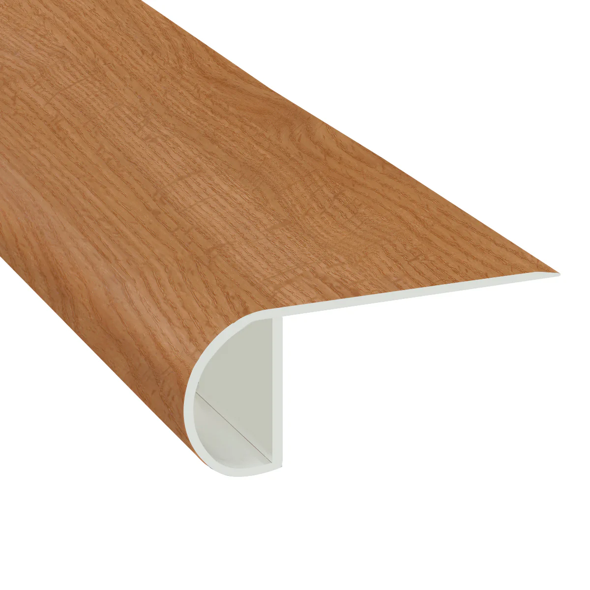 European Oak Waterproof Cork 1 in. Thick x 2.25 in. Wide x 7.5 ft. Length Low Profile Stair Nose