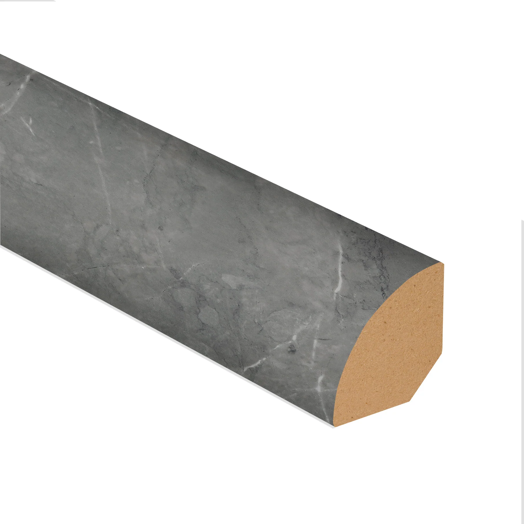 Grigio Salerno .75 in wide x 7.5 ft Length Quarter Round