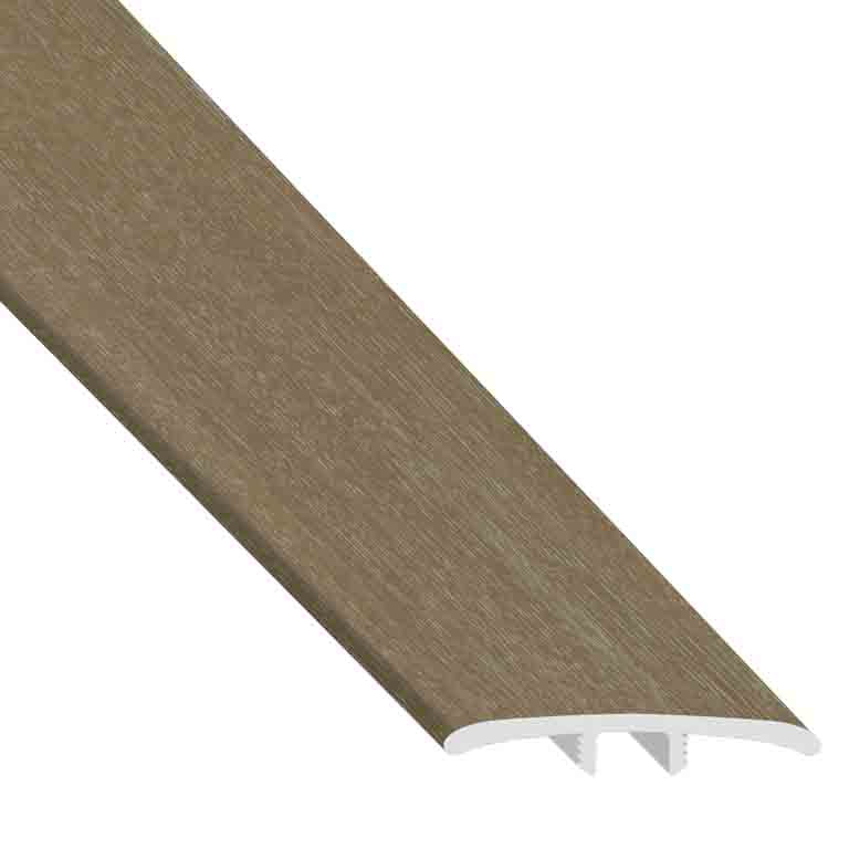 Hazelton Oak Hybrid Resilient Waterproof 1.77 in wide x 7.5 ft Length Low Profile T-Molding