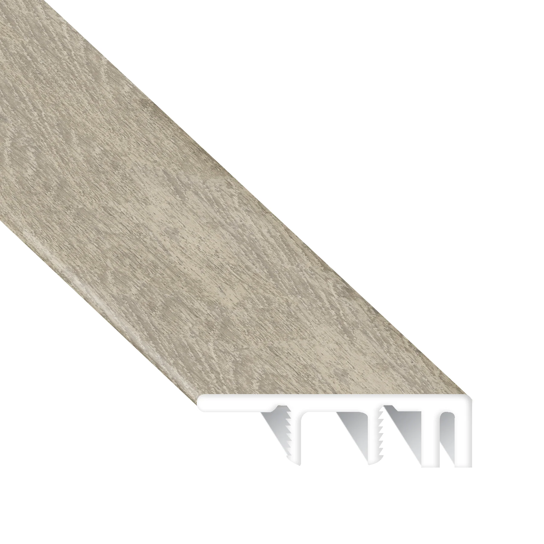 Hollywood Herringbone Waterproof Laminate 1.5 in. Wide x 7.5 ft. Length End Cap