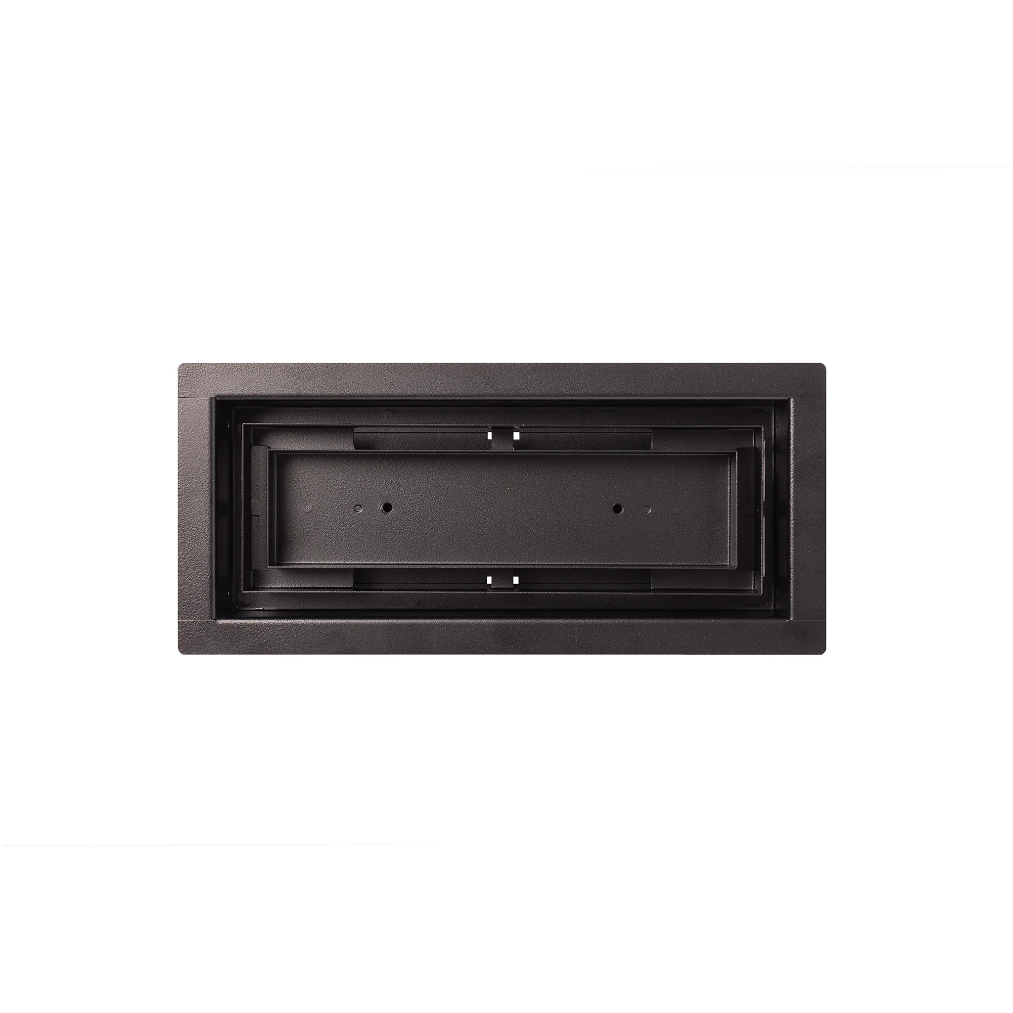 Luxe - Framed Steel Floor Vent White 4x10" - Image 4