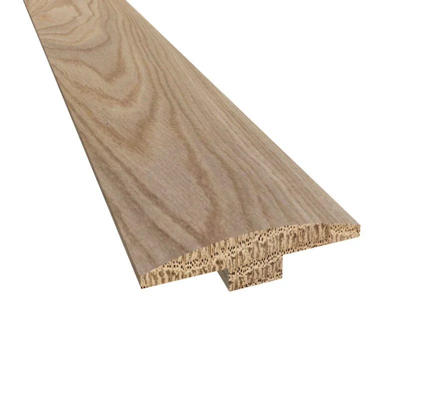Prefinished Geneva White Oak 2 in. Wide x 6.5 ft. Length T-Molding