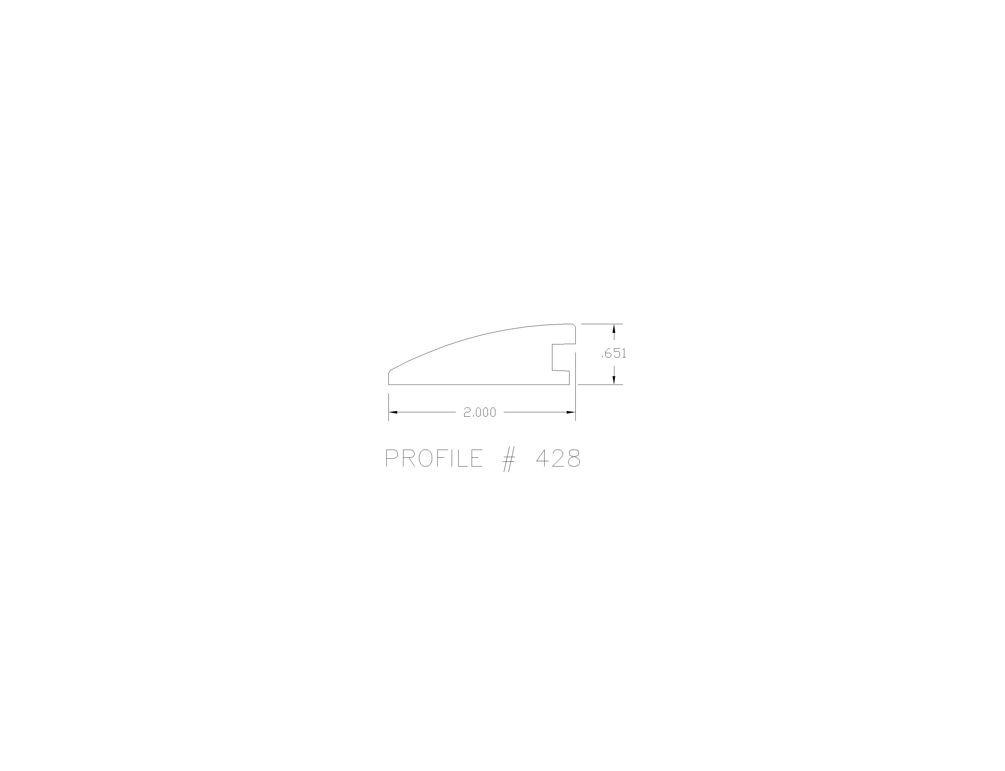 Prefinished Honeybrush Acacia Hardwood 5/8 in. Thick x 2 in. Wide x 78 in. Length Reducer - Image 2