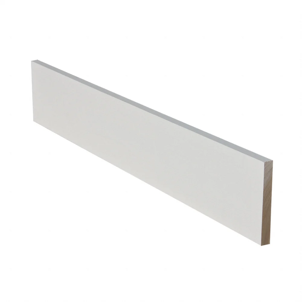 Prefinished Primed Poplar Solid Hardwood 3/4 in thick x 7.25 in wide x 48 in Length Riser