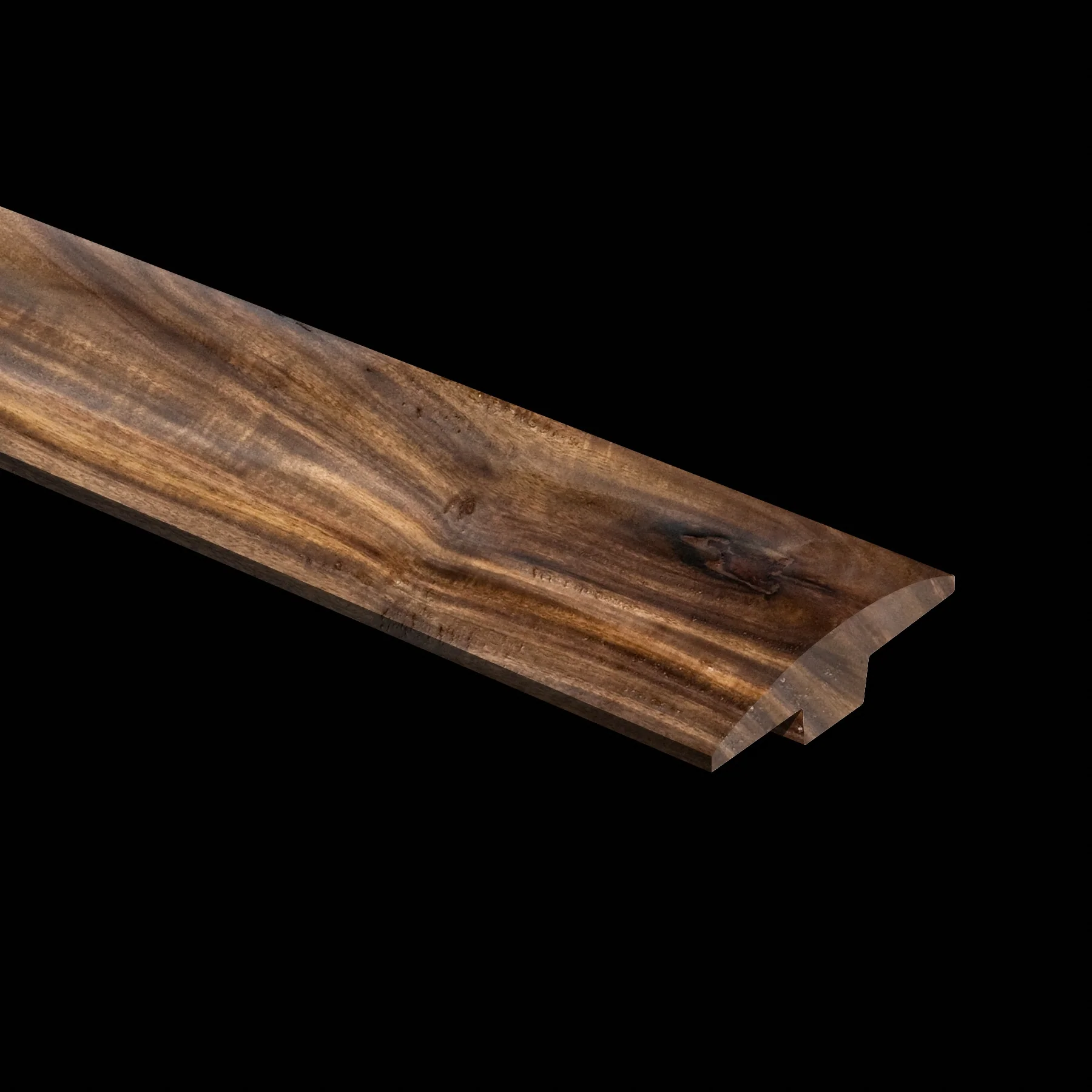 Prefinished Tobacco Road 2 in. Wide x 6.5 ft. Length T-Molding