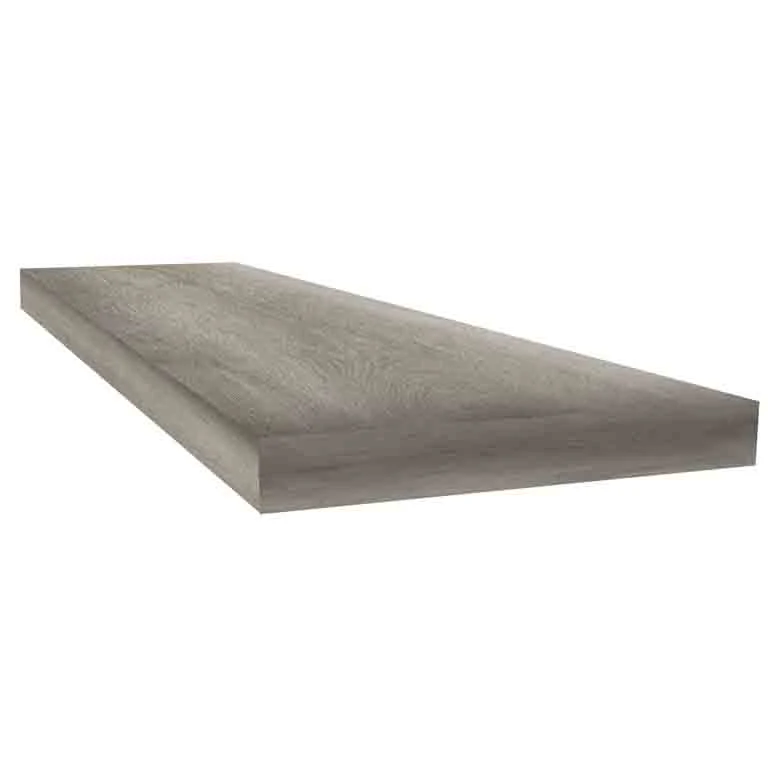 Quest Gray Oak 48" inch Square Retrofit Tread with Return