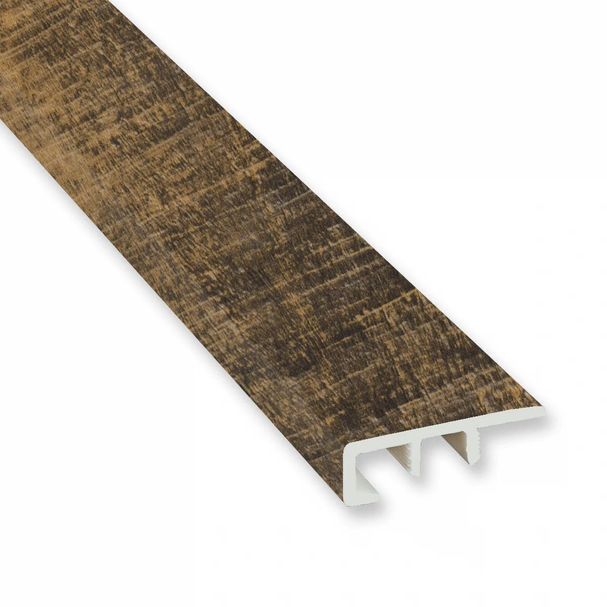 Rail Tie Oak Vinyl Waterproof 1.5 in wide x 7.5 ft Length End Cap