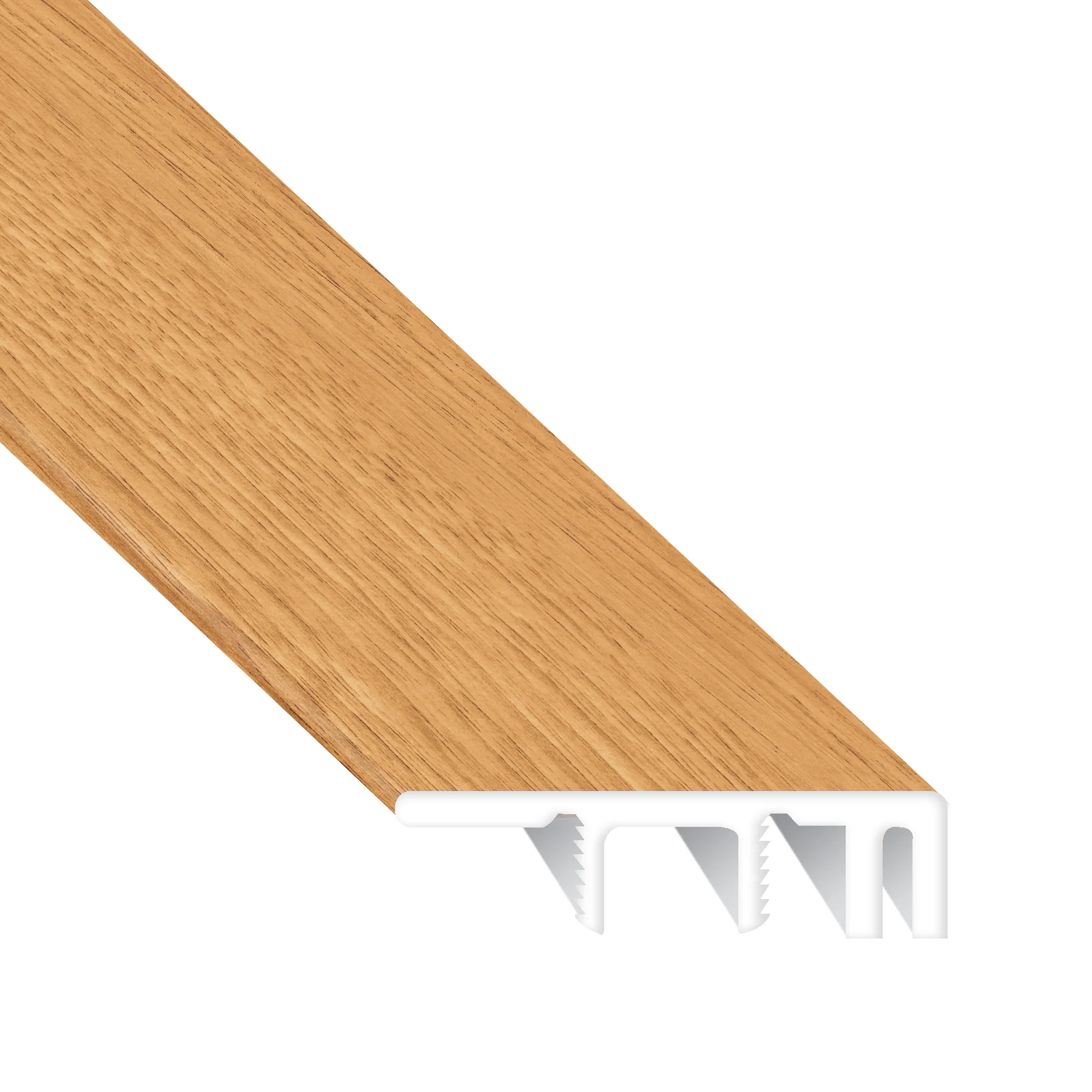 Red Oak Waterproof Hybrid Resilient 1.5 in. Wide x 7.5 ft. Length End Cap