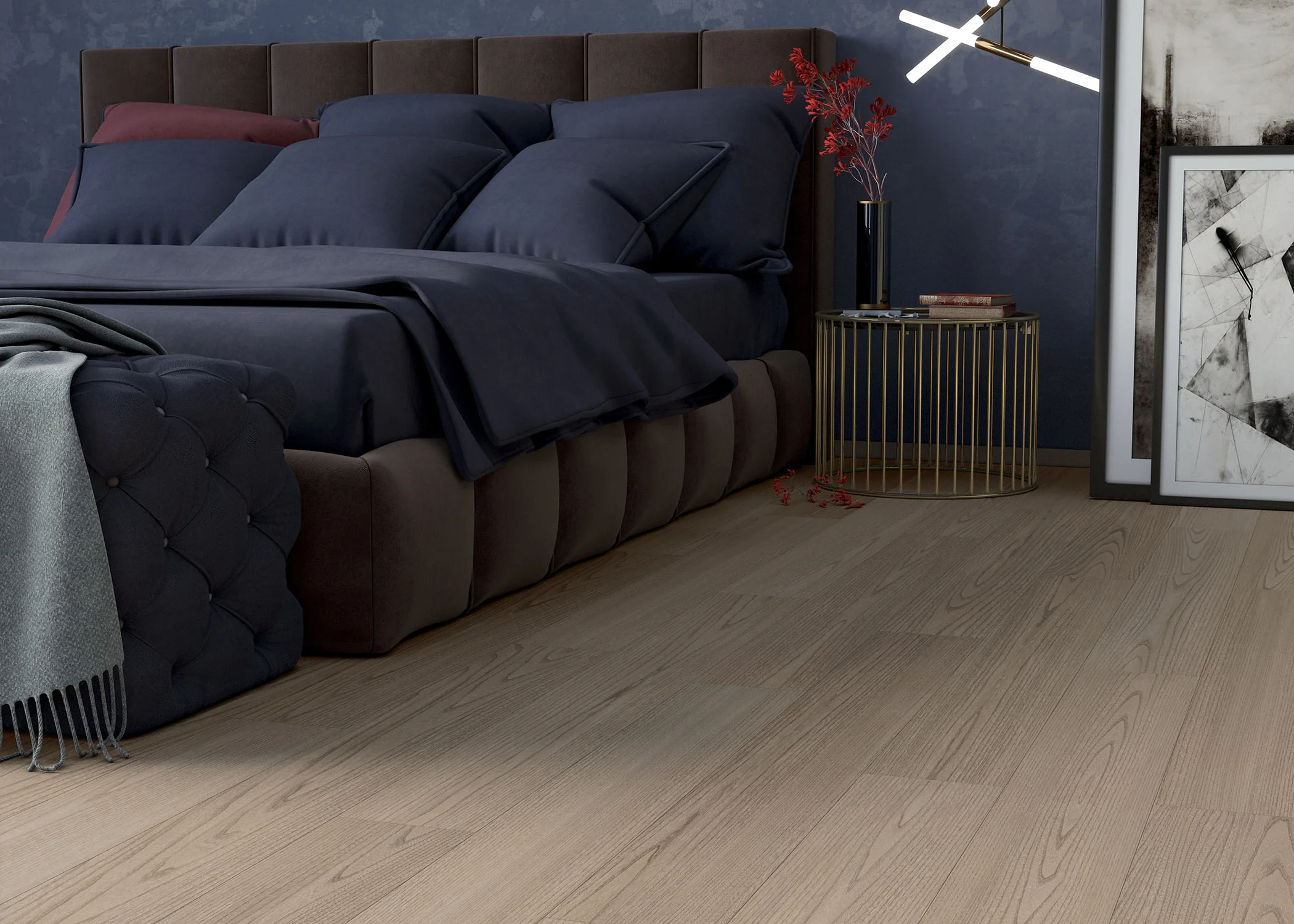4.8mm w/pad Oslo Elm Waterproof Rigid Vinyl Plank Flooring 6.81 in. Wide x 51 in. Long - Image 3