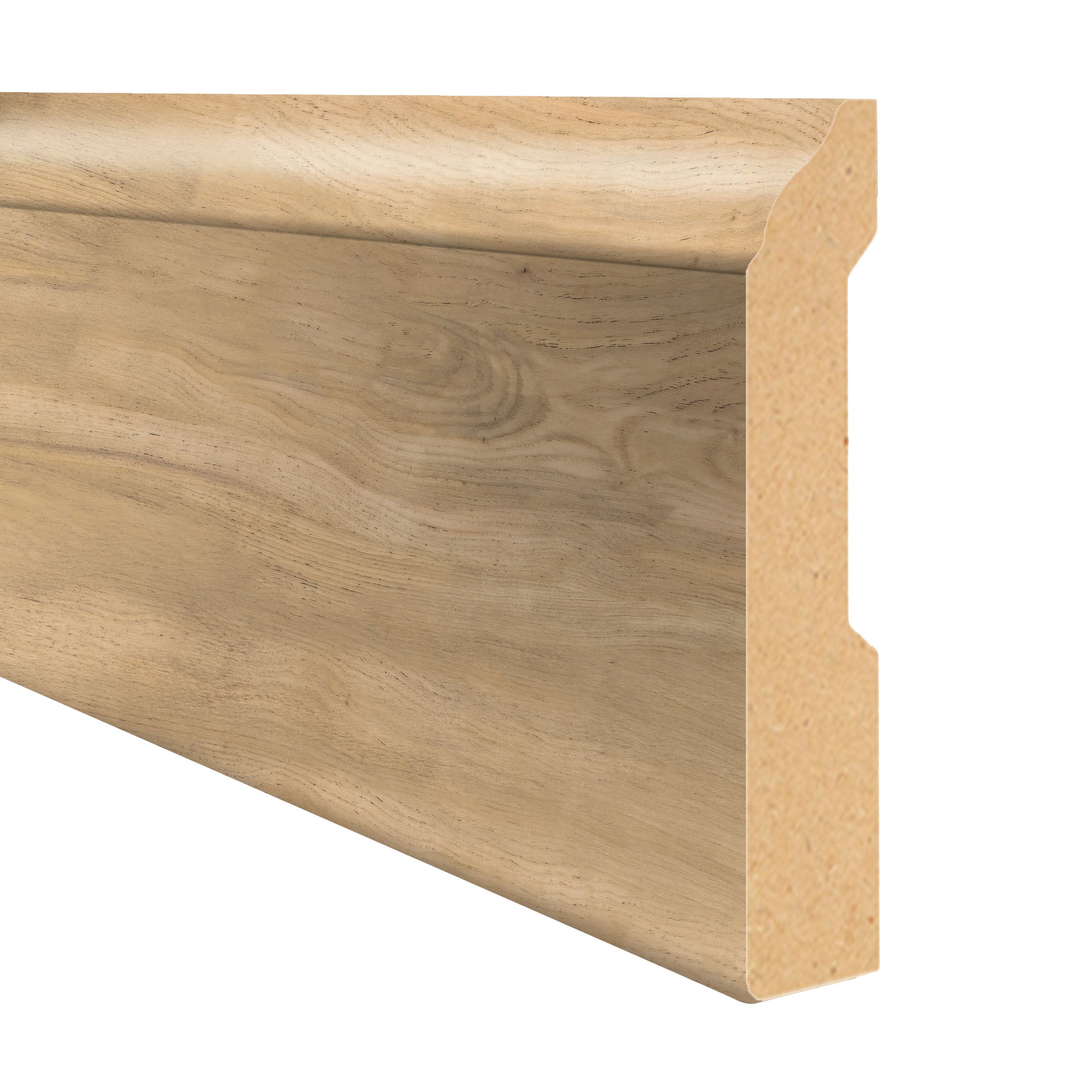 Royal Hampton Hickory 3.25 in wide x 7.5 ft Length Baseboard