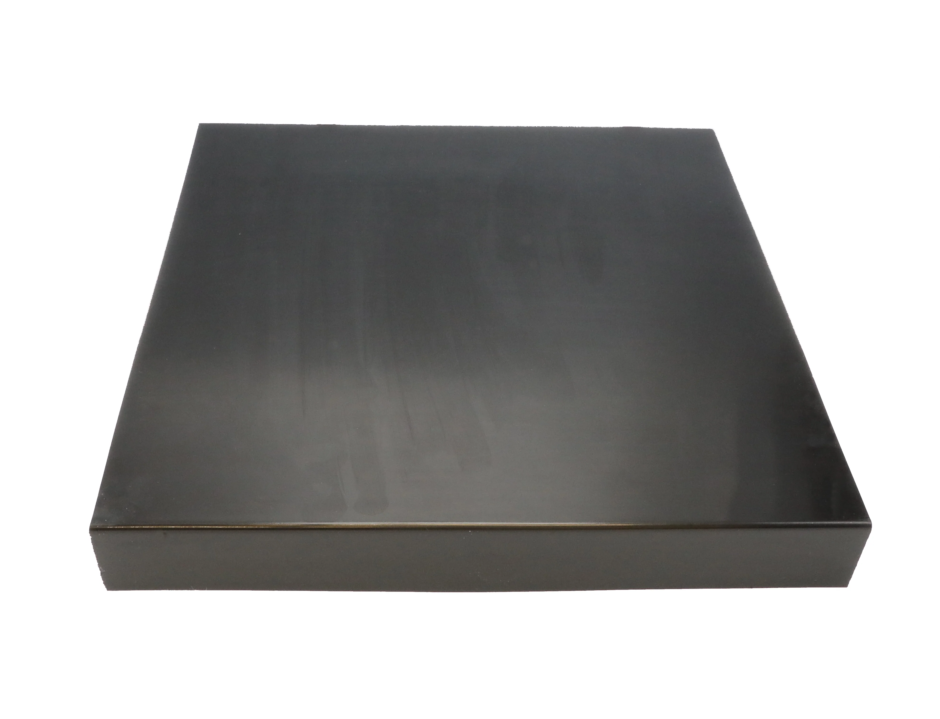 Rubber Light Duty Smooth Stair Tread Square Nose 12.63" x 48" Black - Image 2