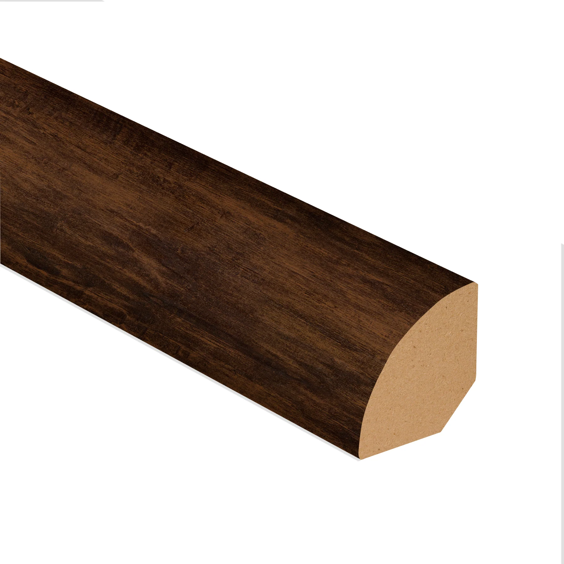 Rustic Realm Hickory Laminate 3/4 in. Tall x 0.75 in. Wide x 7.5 ft. Length Quarter Round