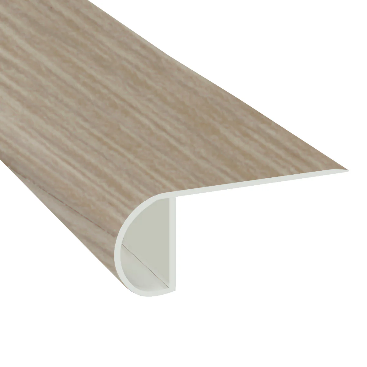 Sweetwater Oak Waterproof Vinyl 1 in. Thick x 2.23 in. Wide x 7.5 ft. Length Low Profile Stair Nose