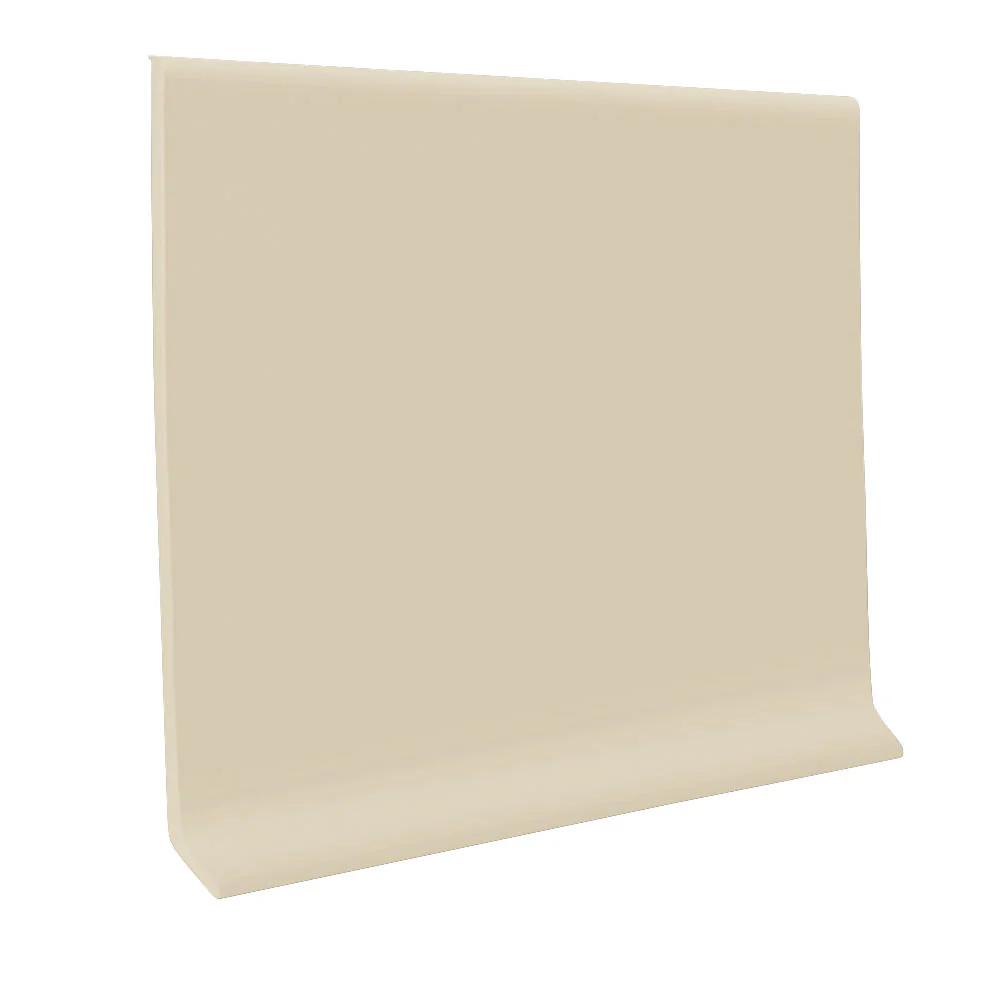 Thermo Plastic Rubber Almond 1/8 in. Thick x 6 in. Tall x 120 ft. Length Roll