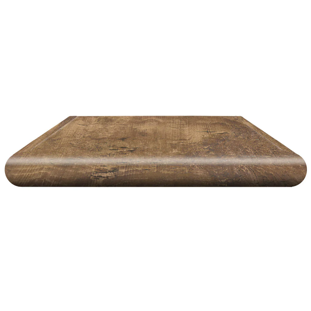 Tranquility Rustic Reclaimed Oak 48" Retrofit Tread with Return