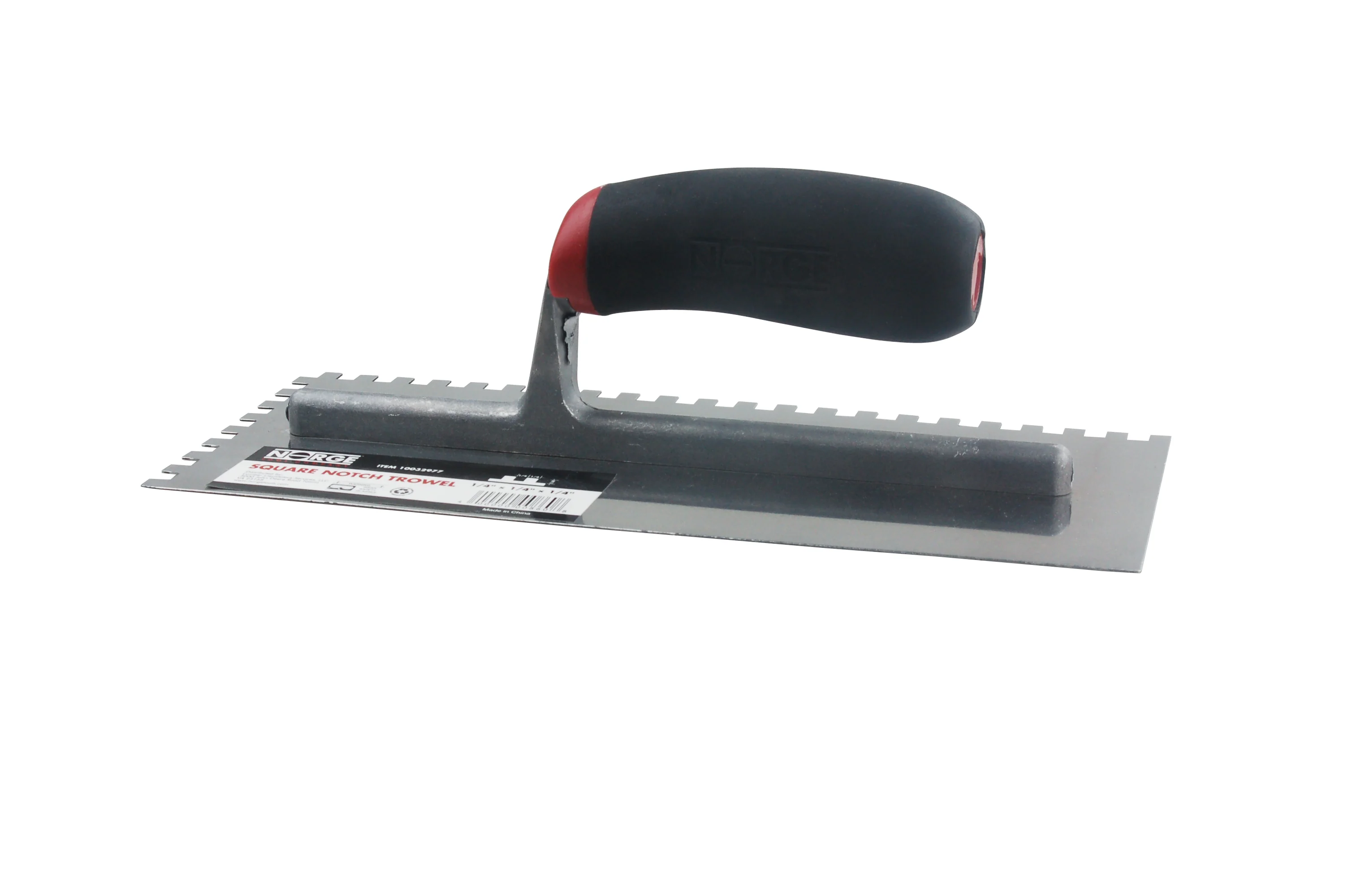 1/4" x 1/4" x 1/4" Square-Notch Trowel
