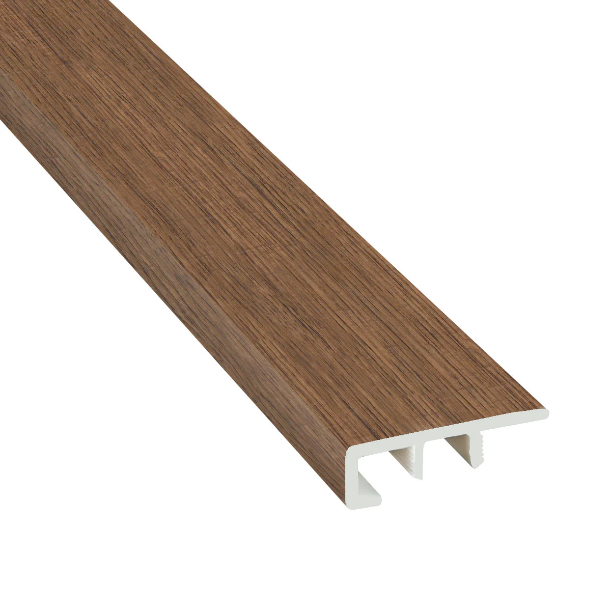 Truffle Oak Waterproof Laminate 1.5 in. Wide x 7.5 ft. Length End Cap