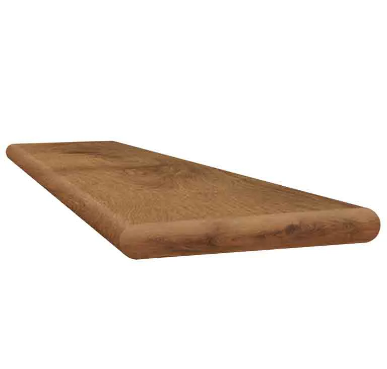 Vancouver Walnut 48" inch Retrofit Tread with Return
