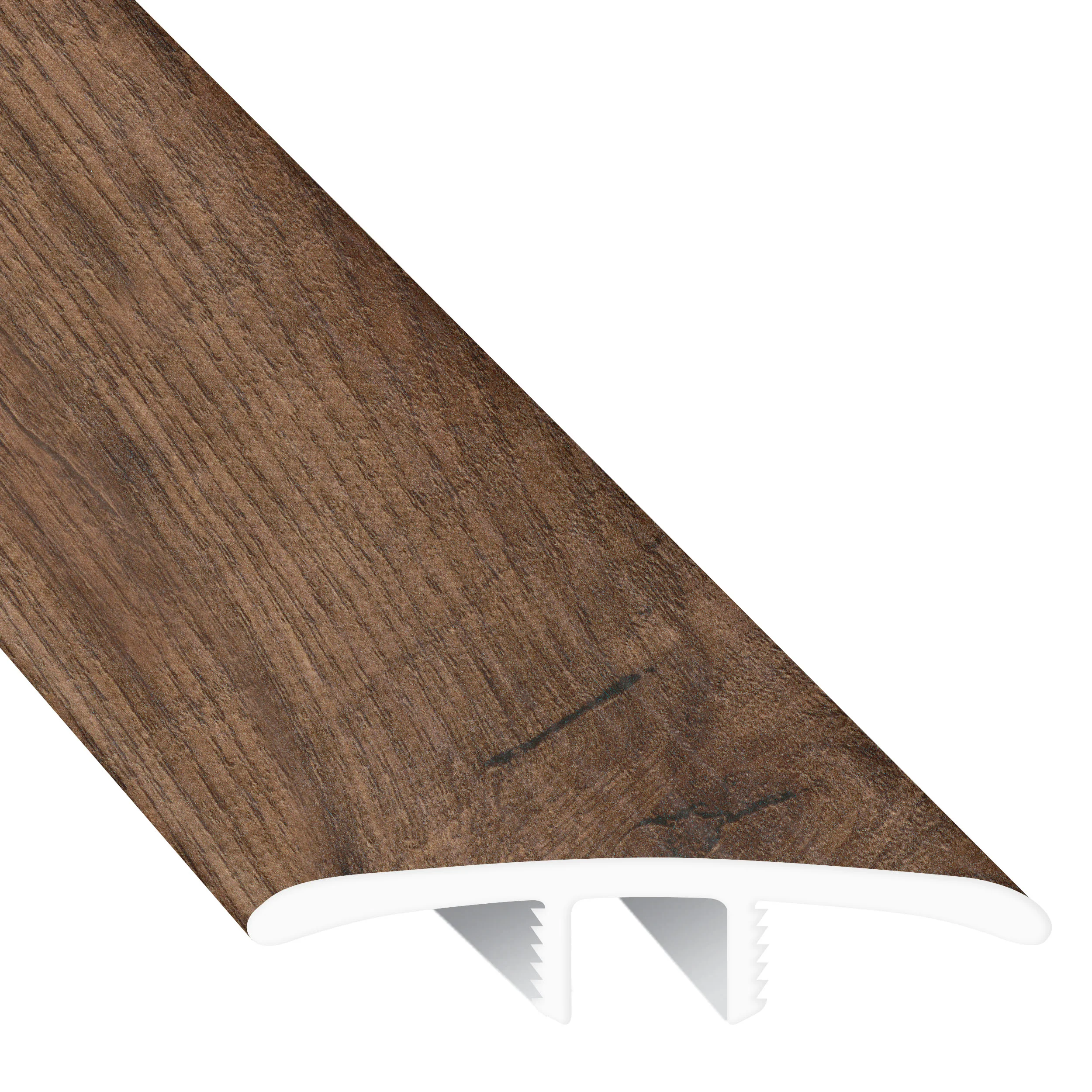 Whiskey Barrel Oak Laminate Waterproof 1.77 in wide x 7.5 ft Length Low Profile T-Molding
